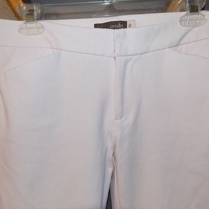 Crosby light pink straight leg dress pant